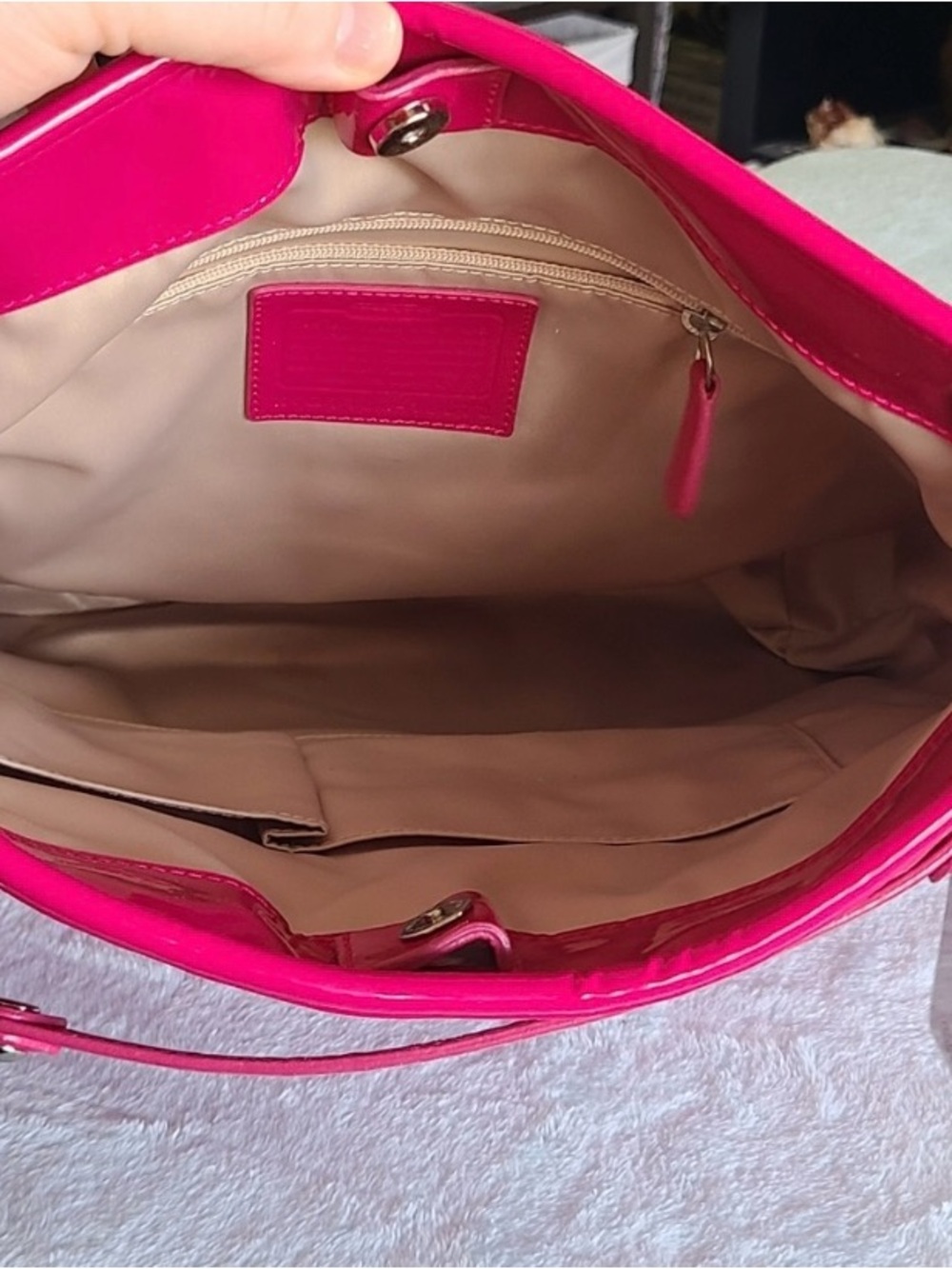 Coach 2011 Poppy Liquid Gloss Slim Tote - Picture 15 of 17